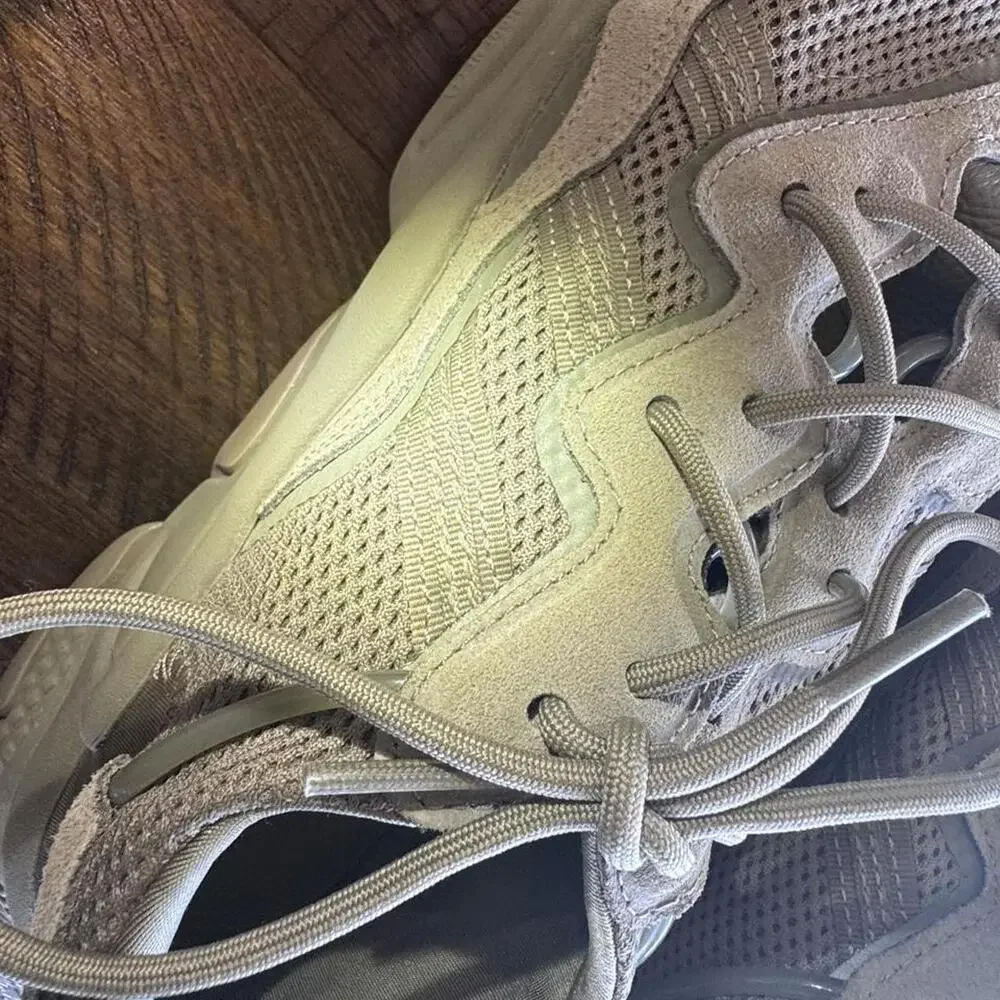 Adidas Ozweego Shoes Mens Size 10.5 Beige Mesh Athletic Running Sneakers FZ3574